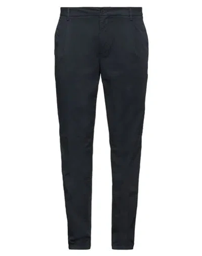 Peuterey Man Pants Midnight Blue Size 38 Cotton, Elastane