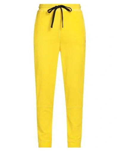 Peuterey Man Pants Yellow Size M Cotton, Polyester