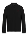 Peuterey Man Polo Shirt Black Size Xxl Cotton