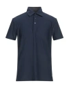 Peuterey Man Polo Shirt Midnight Blue Size S Polyamide, Elastane