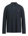 Peuterey Man Polo Shirt Navy Size Xxl Cotton