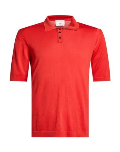 Peuterey Man Polo Shirt Red Size Xs Cotton
