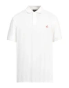 Peuterey Mezzola White Piquet Polo In White