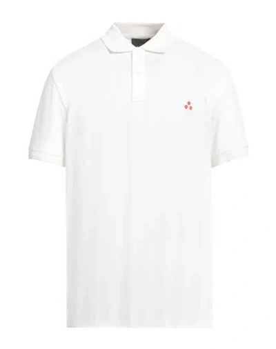 PEUTEREY PEUTEREY MAN POLO SHIRT WHITE SIZE 3XL COTTON