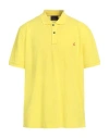 Peuterey Man Polo Shirt Yellow Size 3xl Cotton