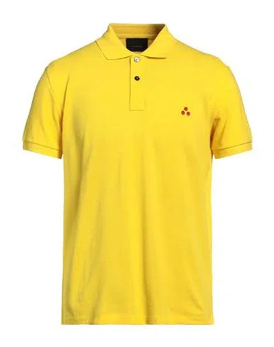 PEUTEREY PEUTEREY MAN POLO SHIRT YELLOW SIZE XXL COTTON