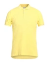 Peuterey Man Polo Shirt Yellow Size M Cotton In Yellow