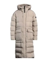 Peuterey Man Puffer Beige Size L Polyamide In Multi