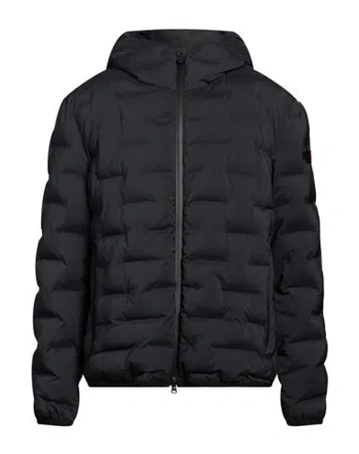 Peuterey Man Puffer Black Size S Polyester, Elastane