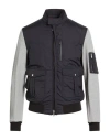 Peuterey Man Puffer Black Size M Polyamide, Elastane In Gray