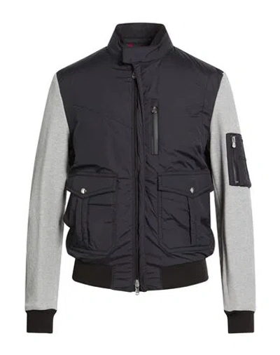 Peuterey Man Puffer Black Size M Polyamide, Elastane In Gray