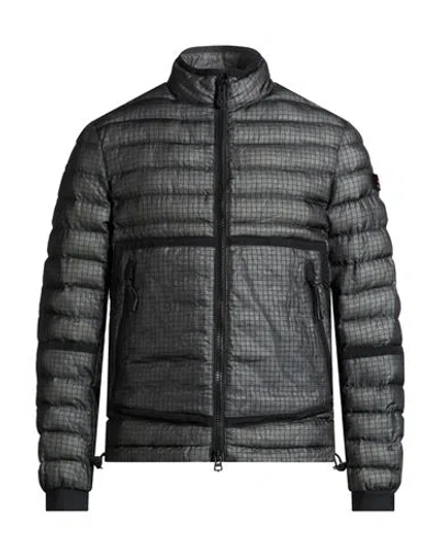 Peuterey Man Puffer Black Size M Polyamide, Polyester
