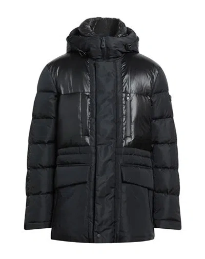 Peuterey Man Puffer Black Size Xxl Polyamide In Black