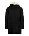 Peuterey Man Puffer Black Size Xxl Wool, Polyamide