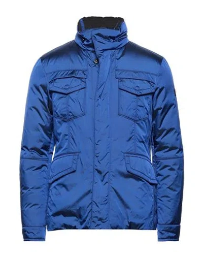 Peuterey Man Puffer Blue Size L Polyamide