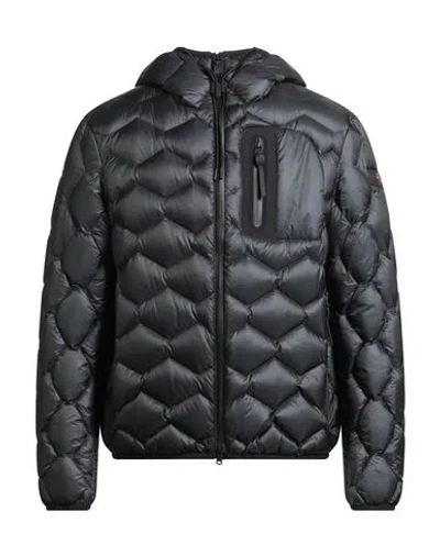 Peuterey Man Puffer Charcoal Size Xl Polyamide, Polyester, Elastane In Gray