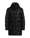 Peuterey Man Puffer Charcoal Size Xxl Polyamide, Polyester In Gray