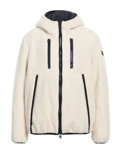 Peuterey Man Puffer Ivory Size Xl Acrylic, Polyester, Wool, Polyamide In White