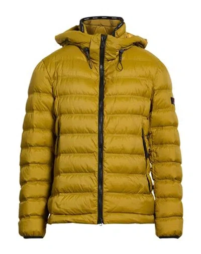 Peuterey Man Puffer Khaki Size Xxl Polyamide In Green