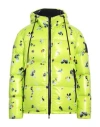 Peuterey Man Puffer Lime Green Size M Polyamide