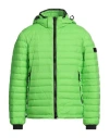 Peuterey Man Puffer Lime Green Size Xl Polyamide
