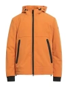 Peuterey Man Puffer Mandarin Size M Polyamide In Orange