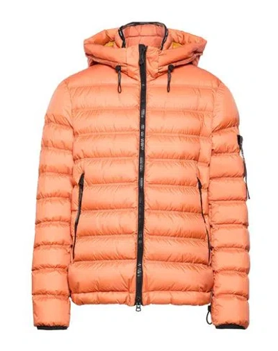 Peuterey Man Puffer Mandarin Size Xl Polyamide In Orange