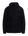 Peuterey Man Puffer Midnight Blue Size L Viscose, Polyamide In Blue