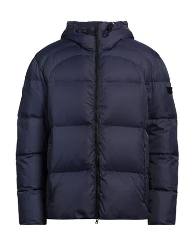 Peuterey Man Puffer Midnight Blue Size Xxl Polyamide