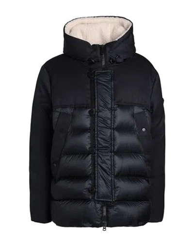 Peuterey Man Puffer Midnight Blue Size Xxl Wool, Polyamide