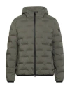 Peuterey Man Puffer Military Green Size 3xl Polyester, Elastane