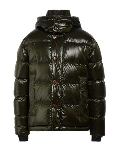 Peuterey Man Puffer Military Green Size L Polyamide