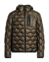 Peuterey Man Puffer Military Green Size L Polyamide, Polyester, Elastane
