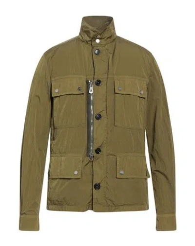 Peuterey Man Down Jacket Military Green Size Xl Polyamide