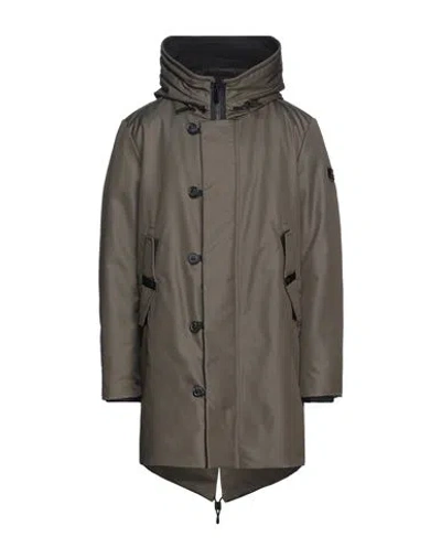 PEUTEREY PEUTEREY MAN PUFFER MILITARY GREEN SIZE XL COTTON, POLYESTER