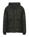 Peuterey Man Puffer Military Green Size Xl Polyamide