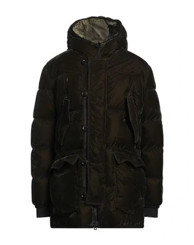 Peuterey Man Puffer Military Green Size Xl Viscose, Polyamide