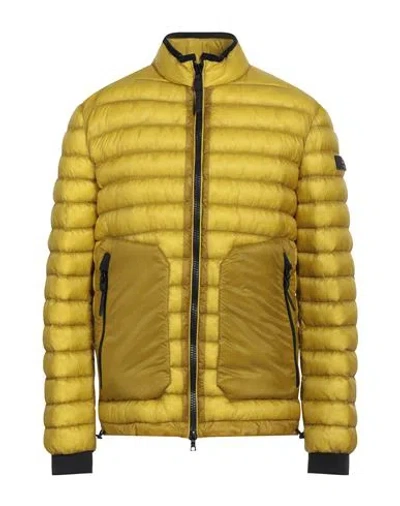 Peuterey Man Puffer Mustard Size M Polyamide