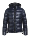 Peuterey Man Puffer Navy Blue Size Xs Polyamide