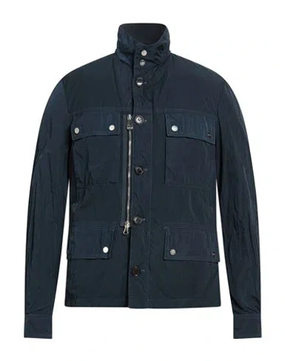 Peuterey Man Puffer Navy Size Xl Polyamide In Blue