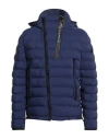 Peuterey Man Puffer Navy Size Xxl Polyamide In Blue