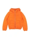Peuterey Man Puffer Orange Size 6 Polyamide In Orange