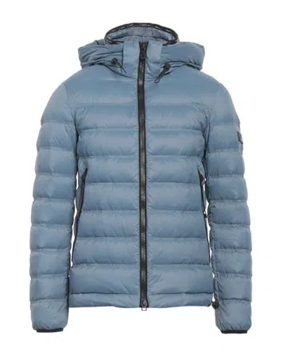 Peuterey Man Puffer Pastel Blue Size 3xl Polyamide