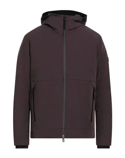 Peuterey Man Puffer Plum Size Xxl Polyamide, Polyester, Elastane