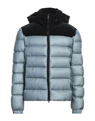 Peuterey Man Puffer Slate Blue Size Xl Polyamide