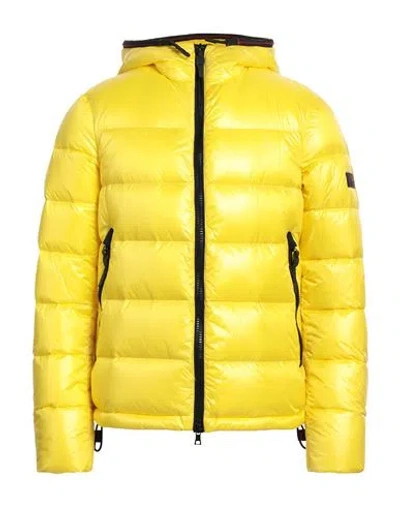 Peuterey Man Puffer Yellow Size L Polyamide