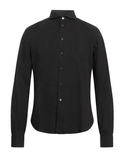 Peuterey Man Shirt Chocolate Brown Size Xxl Cotton, Elastane