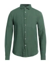 Peuterey Man Shirt Green Size Xxl Linen