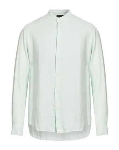 Peuterey Man Shirt Light Green Size Xl Linen