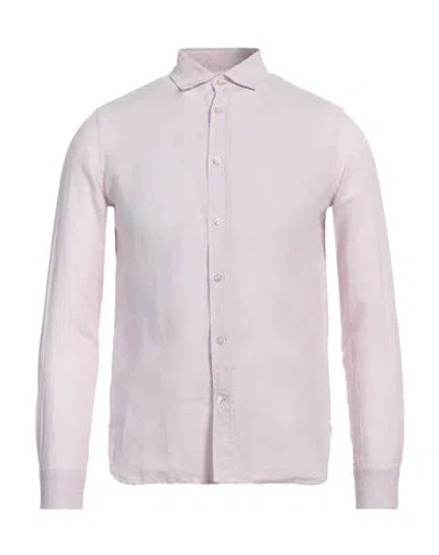 Peuterey Man Shirt Lilac Size L Linen In Purple
